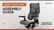 Sihoo Doro S300 Ergonomic Office Chair Assembly Guide and Adjustment Demonstration
