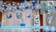 Decoración para babyshower niño o niña-adornos para babyshower-decoracion con globos.