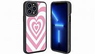 Pink Heart Design Soft Phone Case for iPhone 13 Pro Max