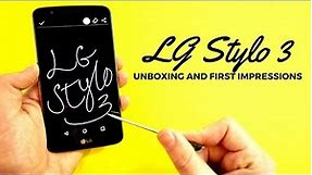 LG Stylo 3 Unboxing and First Impressions!