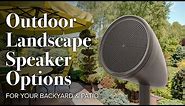 Best Outdoor Speakers For Your Backyard & Patio | Outdoor Audio | Wired Landscape Speakers