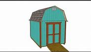 8x12 Barn Shed