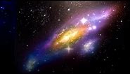 "COSMOS" acrylic galaxy painting on canvas airbrush and brush work