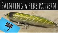 Lure painting a basic pike pattern and using decals