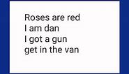 rose are red jokes dirty and funny