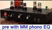 introducing tube preamp with PHONO EQ model BL-2A, 12AX7 6SL7 6SN7 6X5 FLUXION audio