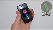Motorola V3i RAZR Mobile phone menu browse, ringtones, games, wallpapers