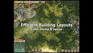 Anno 1404 Venice - Efficient Building Layouts - Cider, Hemp and Spices