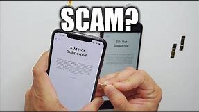 Is The iPhone Unlock SIM A SCAM? MUST WATCH!