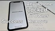 April 2024 Any iPhone Locked to Owner Remove✔️iCloud Unable to Activate Unlock Success✔️