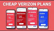 Best Cheap Verizon Cell Phone Plans!