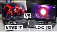 Acer Nitro 17 VS Lenovo LOQ 15i! - Which Is The Best Gaming Laptop?