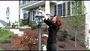How To Change A Lamp Post Light Bulb - Heartland Homes