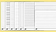 Lined Paper Template Pack