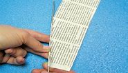 How to roll up newspaper tubes