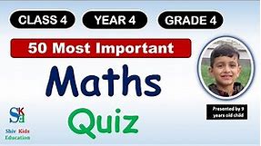Maths question and answer for class 4[Maths quiz CBSE 2021 & ICSE 2021]