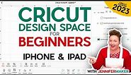 How to Use Cricut Design Space in 2023 on iPad or iPhone! (Cricut Kickoff Lesson 3)