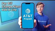 AT&T Prepaid Account Overview: Pay Bill, Switch Plans, Add Lines