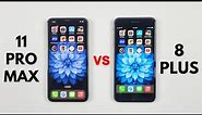 iPhone 8 Plus Vs 11 Pro Max - SPEED TEST