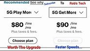 VERIZON 5G Play More #vs Get More Which Is A Better Plan You Tell Me #speedtest 400+
