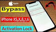 July-2020 iPhone XS,X,8,7,6 Bypass Activation Lock Unlock iCloud Without Apple ID 100% Success Proof