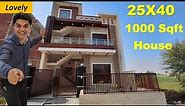 1000 sqft House Design | 25 by 40 house design | 1000 sqft home design | 25x40 House Design