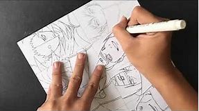 Speed drawing Fanart Akatsuki (Naruto) by Kishi Dat Nguyen