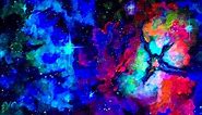 Learn to paintfor beginners Glow Galaxy Nebula Space Acrylic tutorial | TheArtSherpa