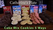 Cake Mix Cookies 5 Ways