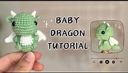 Amigurumi Dragon Crochet | How to crochet Little Dragon - Keychain