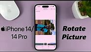 iPhone 14/14 Pro: How To Rotate a Photo (Picture)