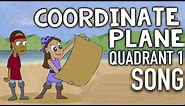 Coordinate Plane and Ordered Pairs Song | 1st Quadrant