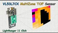 VL53L7CX MultiZone TOF Sensor - Simple Demo