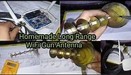 DIY Long Range Antenna, WiFi Gun Antenna, Long Range WiFi Antenna, WiFI Signal Booster