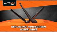 How to replace windscreen wiper arms [AUTODOC TUTORIAL]