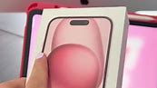 La más Ariana Grande 🎀💗 IPhone 15 pink Unboxing 🫧 #iphone #iphone15 #pink #arianagrande