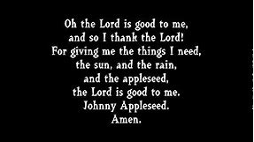 Johnny Appleseed - lyrics