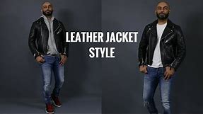 How To Wear A Leather Jacket/How To Style a Men's Leather Jacket