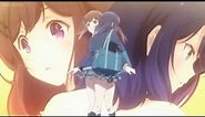Cute anime girl hugs her crush | Yuri anime moments