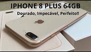 iPhone 8 Plus 64GB Dourado PERFEITO!!!