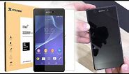 CoolReall Sony Xperia Z2 Tempered Glass Screen Protector Unboxing