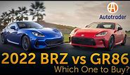 2022 Toyota GR86 vs 2022 Subaru BRZ - Which One to Buy?