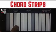 How to use the CHORD STRIPS function in GarageBand iOS (iPad/iPhone)
