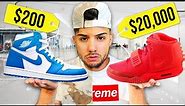 $20,000 VS $200 Sneaker Shopping
