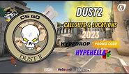CS:GO DUST 2 CALLOUTS & LOCATIONS IN 2023