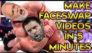 How to Make Face Swap Videos with Android - KineMaster Quick Tutorial - Modi funny Video WWE