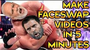 How to Make Face Swap Videos with Android - KineMaster Quick Tutorial - Modi funny Video WWE