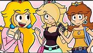 Peach, Daisy, and Rosalina go to Coconut Mall - Casual Mario Princesses