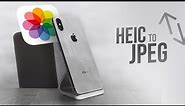 How to Change Photos from HEIC to JPEG on iPhone (tutorial)
