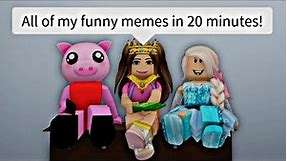 All of my FUNNY MEMES in 20 minutes! 😂 - Roblox Compilation